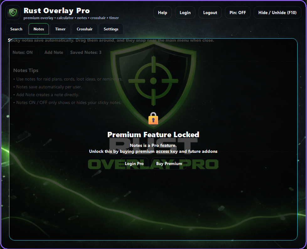 Rust Overlay Pro preview 5