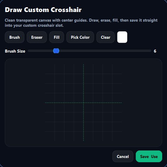 Rust Overlay Pro custom crosshair preview
